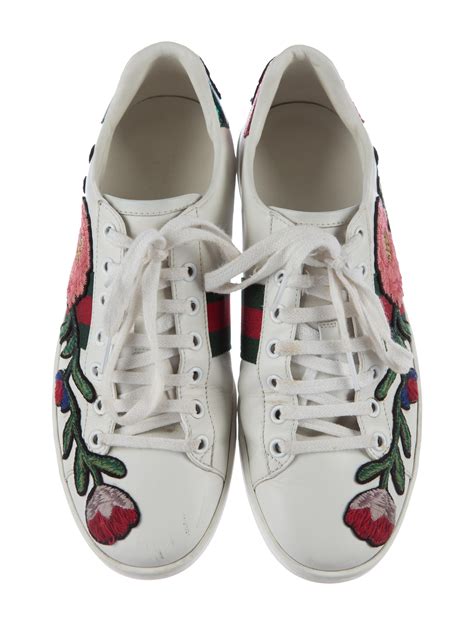 gucci embroidered|gucci embroidered sneakers women's.